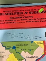 Vintage Franklin’s Street & Zip Code Atlas of Philadelphia & Suburbs