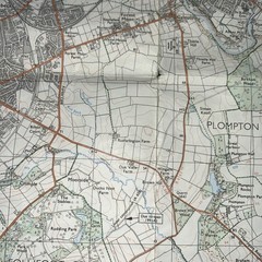 Vintage Ordnance Survey Pathfinder Harrogate 1990 Map 663