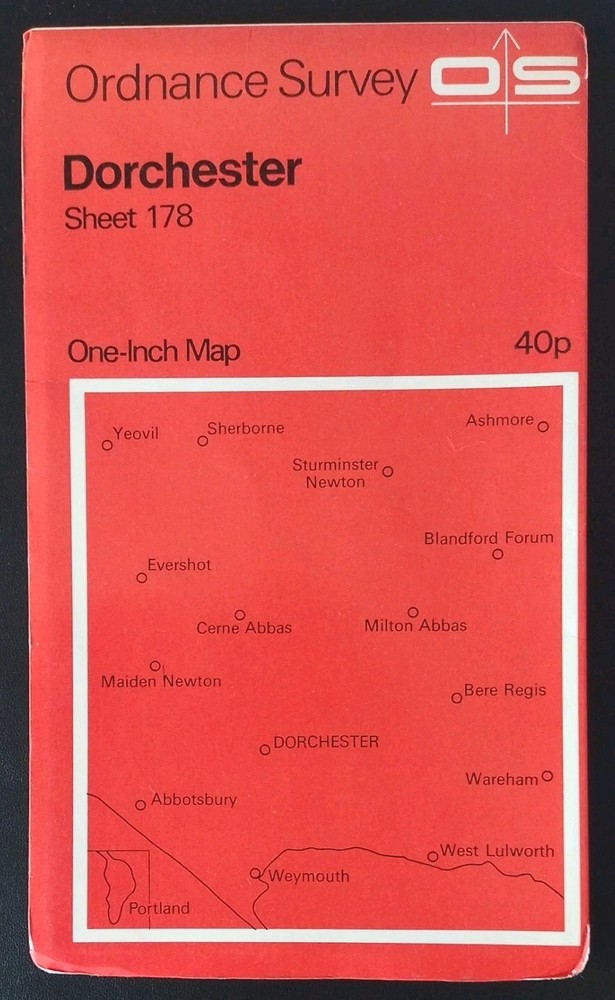 Ordnance Survey One-Inch Map, Sheet 178: Dorchester (1970).