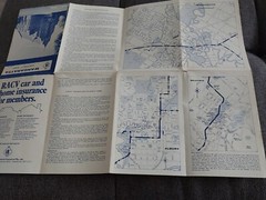 Vintage RAC Wangaratta District Map
