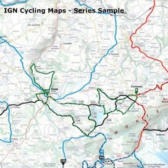 France Finistère by bike IGN map VEL07, cycling, mountain bike, route planning