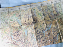 Map The Lakes some damage Vintage ra