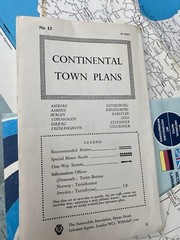 Job lot Vintage Road Maps In Europe town plans etc 20 items