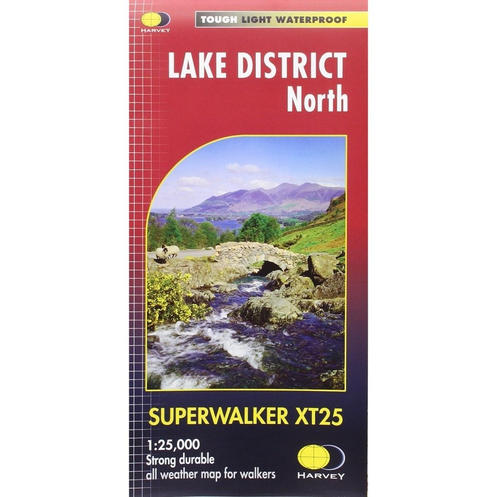 Lake District Walking Map North British Hiking Durable Waterproof Outdoor