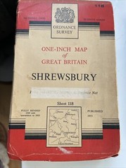 Ordnance Survey seventh series 1:50000 1.25 to 1 mile you choose from list 2