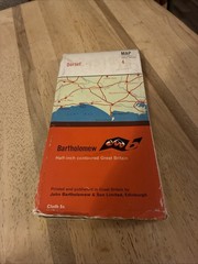 Dorset – 1962 – Half Inch Map – Cloth Sheet 4 – Ordnance Survey – Bartholomew