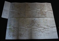 Ordnance Survey Landranger Map – Derby & Burton upon Trent – Sheet 128 – 1983