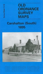 MAP OF Carshalton (South) 1895 Surrey Sheet 13.16 by John W Brown NEW