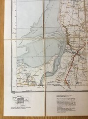 1937 Ordnance Survey One Inch Fifth Edition Cloth Map 111 Bristol And Bath