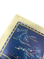 Vintage National Geographic Map of Heavens | 1957