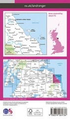 OS Landranger Map 75 Berwick-upon-Tweed Holy Island Wooler Ordnance Survey