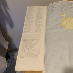1979 Vintage Nordeuropa Europe du Nord Kummerly + Frey Road Map