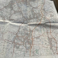 PRESTON SOUTH Ordnance Survey Second Series Map SD42/52 1978 Hesketh Bank