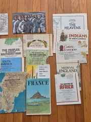 Vintage National Geographic Magazine Maps & Extras 1960-1989