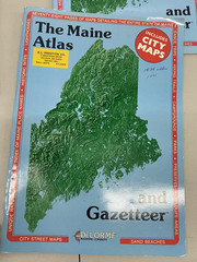 Lot Of 3 DeLorme Maine Atlas & Gazetteer 1991, 1996, & 2011 USED FREE SHIPPING