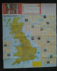Best Western Hotels Map of Great Britain and Guide to Hotels 1979