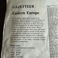 Vintage Map Eastern Europe Transportation 1991 Folded