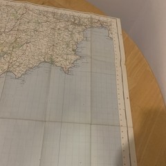 Ordnance Survey One Inch Map Sheet 290 Truro And Falmouth 1961