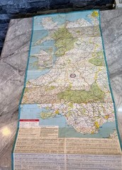 Vintage Esso Road Maps Of Wales And Midlands No.4