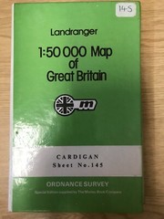 Cardigan: OS Landranger: 1:50,000 map of Britain: Sheet no. 145