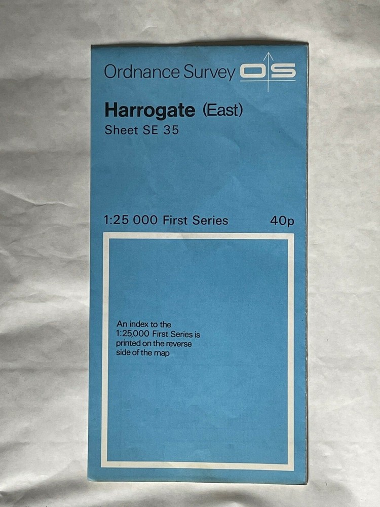 1:25,000 ordnance survey map, Sheet SE35, Harrogate ( East )