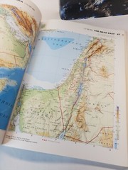 2 Oxford Atlas lot Satellite Atlas and Essential World hardcover & Paperback