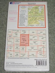 OS Ordnance Survey Explorer 1:25,000, sheet OL 45 The Cotswolds – 2002