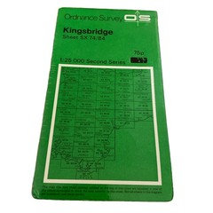 1974 KINGSBRIDGE Ordnance Survey Second 1:25000 Series 74/84