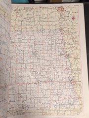 Vintage Book 1973 Rand McNally & Co Standard Highway Mileage Guide Maps