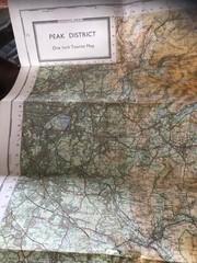 OS tourist map – PEAK DISTRICT 1970s.