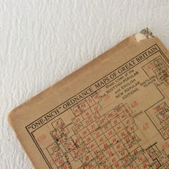 Vintage Ordnance Survey – Derby Nottingham Leicester 121 – Cloth map – 81x69cm