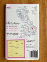 OS Ordnance Survey Landranger Map 142 Peterborough & Surrounding Area 1991