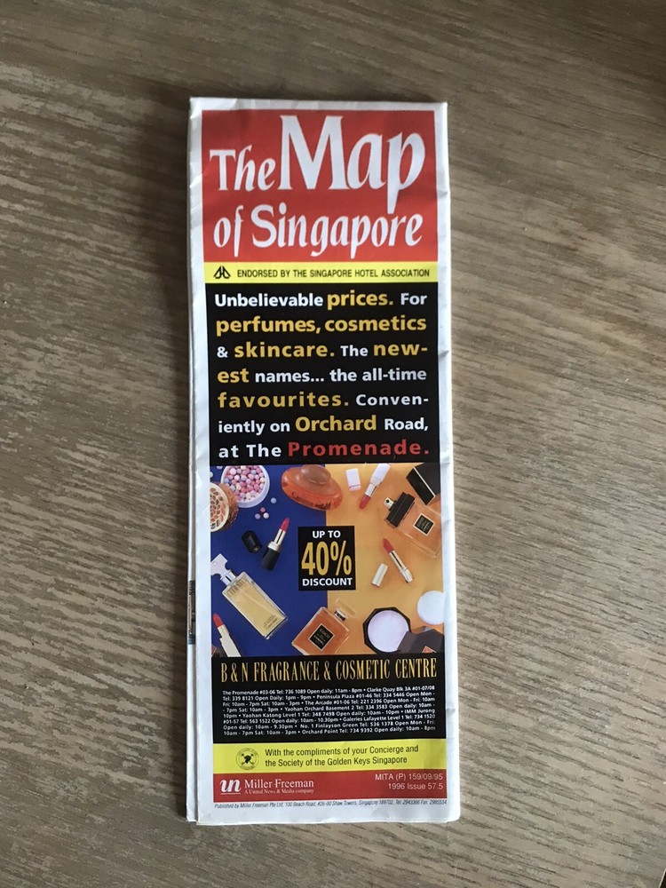 Miller Freeman Map Of Singapore