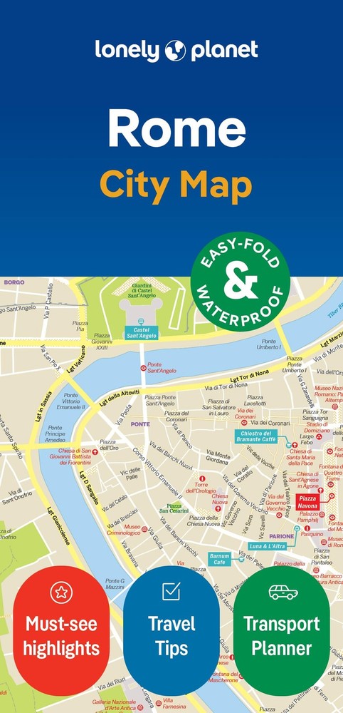 Lonely Planet Rome City Map: Durable, Waterproof, Easy-Fold Planning Map…