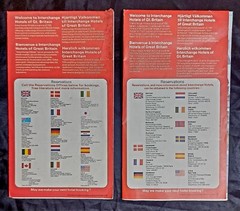 2 x Interchange Hotels/Best Western Hotels Map & Guide, UK. Vintage 1970’s