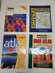 road atlas map books britain france usa / sn2337 R2