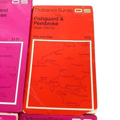 Ordnance Survey Landranger Maps Lot of 10 Aylesbury Cardiff Oxford Alnwick Prelo
