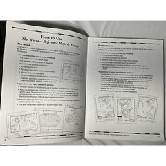 The World Reference and Map Forms Paperback Evan-Moor Educational