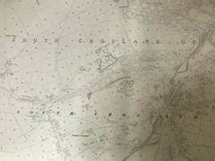 1916 Ordnance Survey, South Crosland, CCLX 6