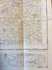 1966 Ordnance Survey One Inch Seventh Series Map 164 Minehead (incl Dunster )