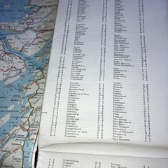 Vintage Bartholomew Scotland Touring Map Sheet 1984