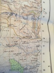 1960 Ordnance Survey Seventh Series One Inch Aberystwyth Map Sheet 127