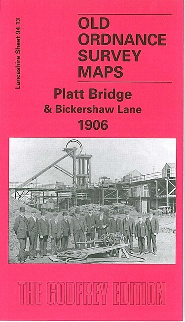 Platt Bridge & Bickershaw Lane 1906 Lancashire Sheet 94.13 by Alan Godfrey