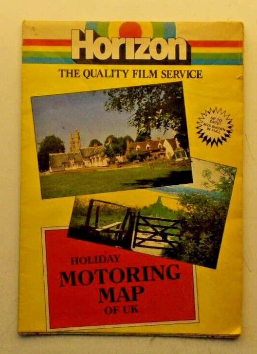 Horizon Holiday Motoring Map of UK 1:1250000 1987