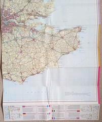 AA 5-Mile Motorists’ Map Series 2. South East & East Midlands (2nd Edition 1981)