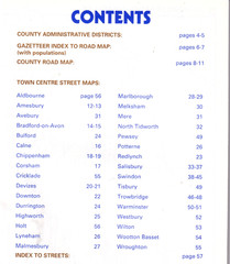 WILTSHIRE TOWN CENTRE MAPS (1998)