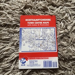 Tourist Guide Visitor Street Maps Atlas Red Book Northamptonshire Town Maps