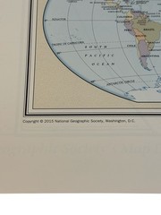 National Geographic Atlas of the World Tenth 10th Edition Hardcover 2015 Map