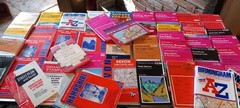 Large Box Of Vintage Etc Os And Other Maps All Around UK, See Photos