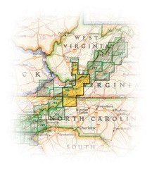 New River Blueway Map (National Geographic Trails Illustrated Map, No Results